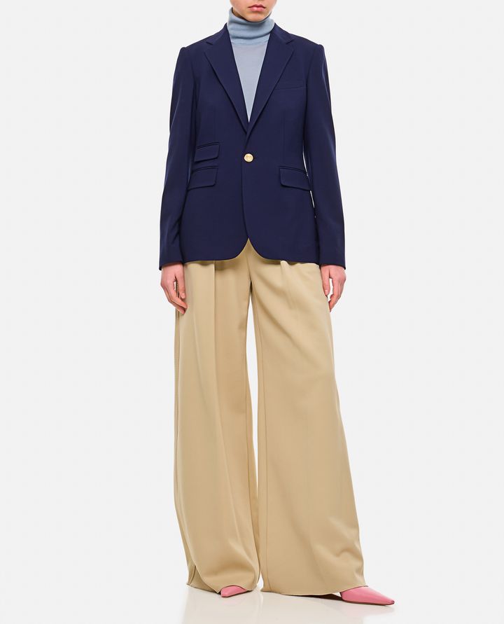 Ralph Lauren Collection GIACCA MONOPETTO IN GABARDINA DI LANA CAMDEN Moda