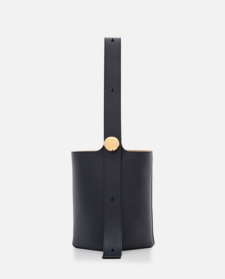 Loewe BORSA MEDIUM PEBBLE IN PELLE NERA DA DONNA - LOEWE Spedizione gratuita