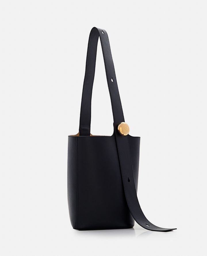 Loewe BORSA MEDIUM PEBBLE IN PELLE NERA DA DONNA - LOEWE Spedizione gratuita