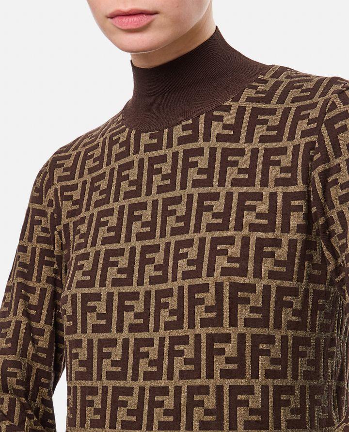 Fendi MAGLIA GIROCOLLO LOGO FF Vendite stagionali