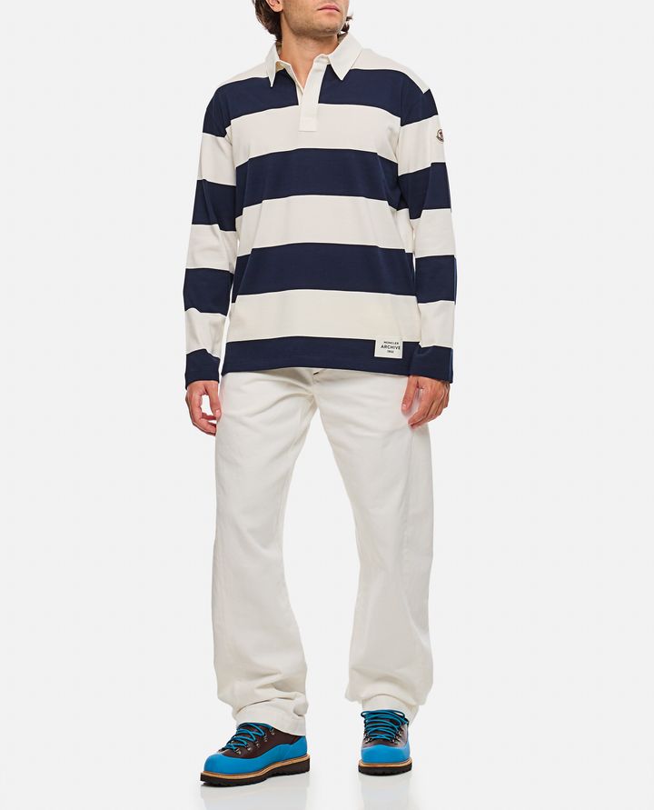 Moncler POLO A RIGHE Latest fashion