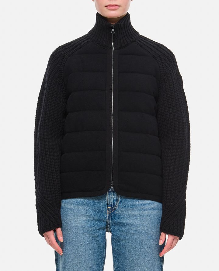 Moncler GIACCA CON MANICHE IN MAGLIA Rilascio limitato