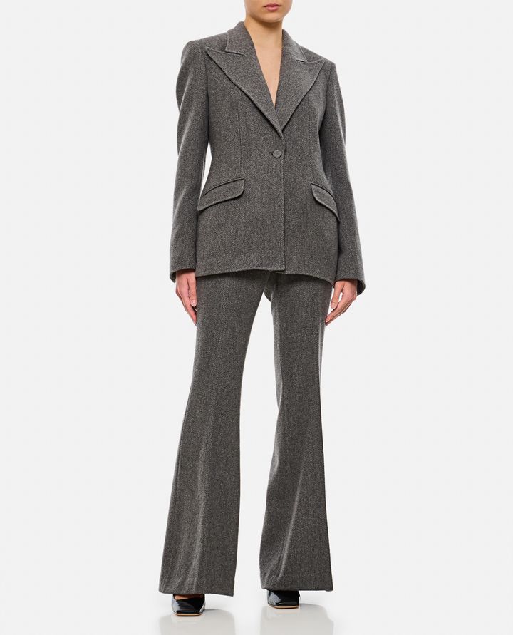 Gabriela Hearst LEIVA BLAZER MONOPETTO Super sconto