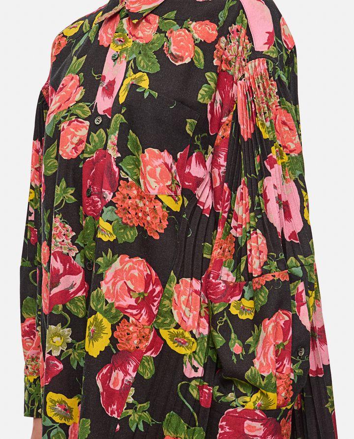 Junya Watanabe FLOWER PATTERN PRINTED SHIRT DRESS 50% di sconto con spedizione gratuita