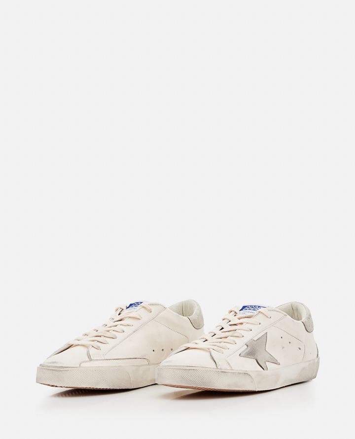 Golden Goose SUPERSTAR LEATHER SNEAKERS In Linea