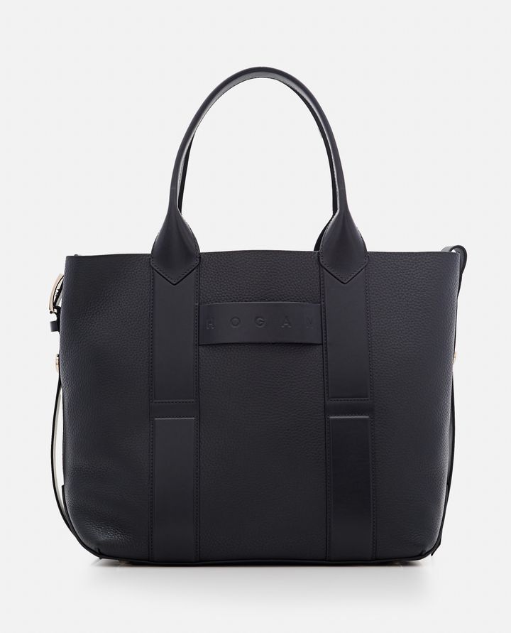 Hogan MEDIUM SCRIPT BORSA SHOPPING IN PELLE I Più Venduti