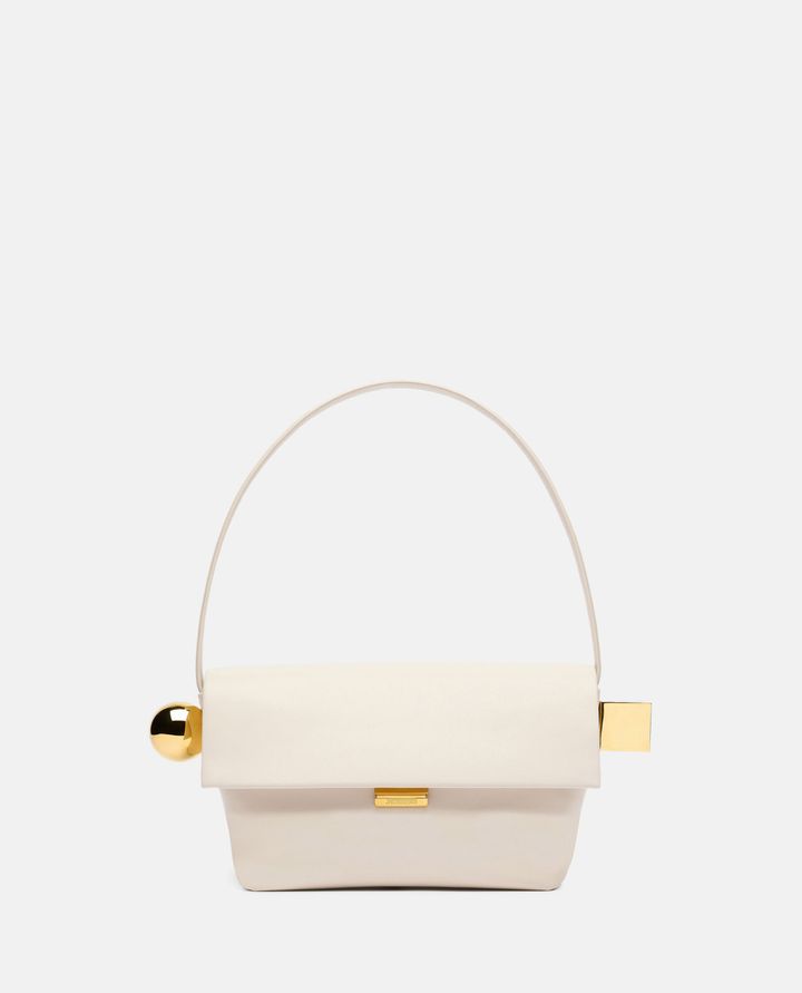Jacquemus LE ROND CARRE BORSA A SPALLA IN PELLE Comprare a buon mercato