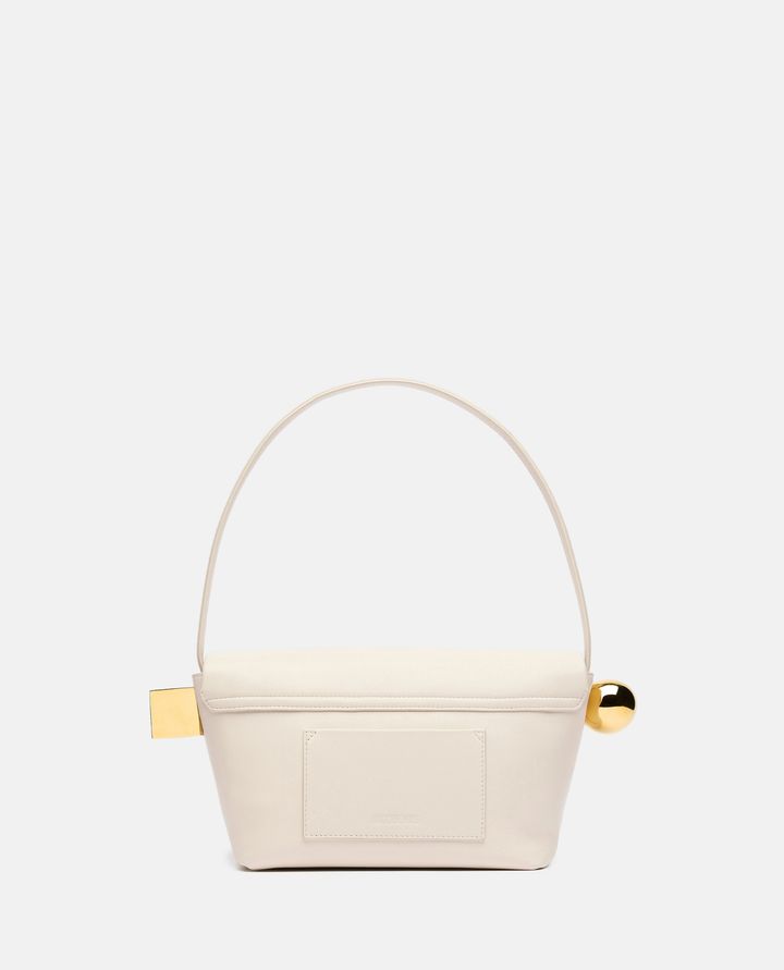 Jacquemus LE ROND CARRE BORSA A SPALLA IN PELLE Comprare a buon mercato