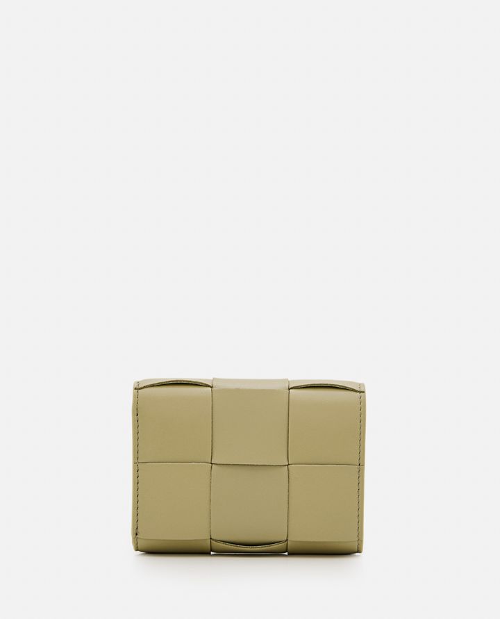 Bottega Veneta TRI-FOLD LEATHER WALLET Offerta esclusiva