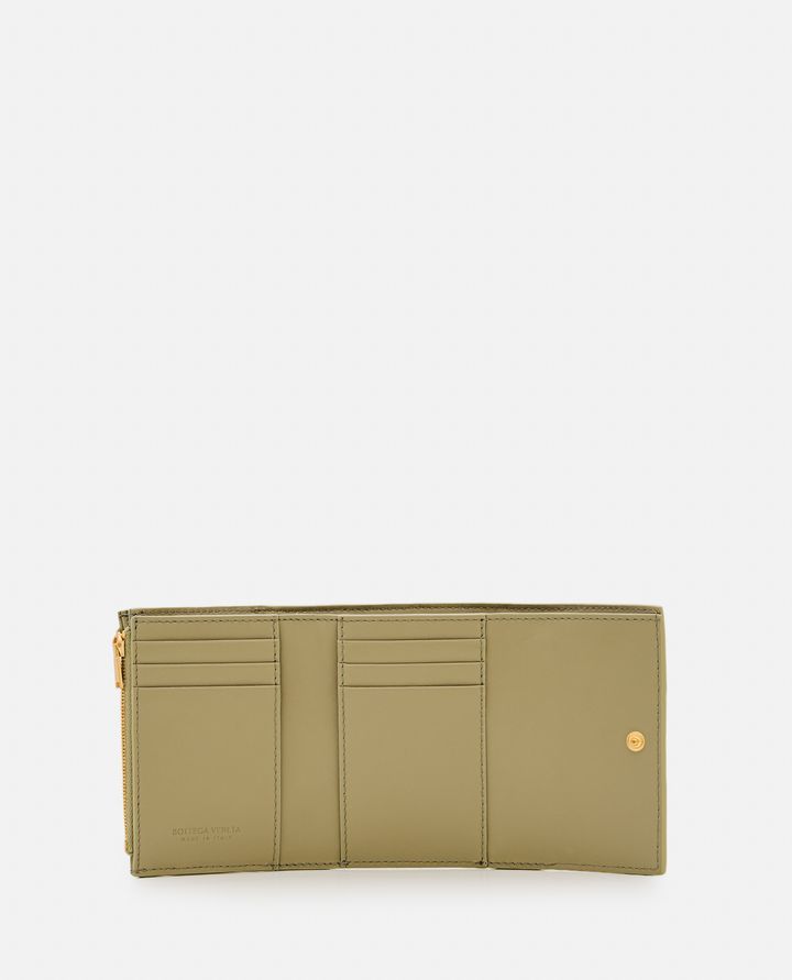 Bottega Veneta TRI-FOLD LEATHER WALLET Offerta esclusiva