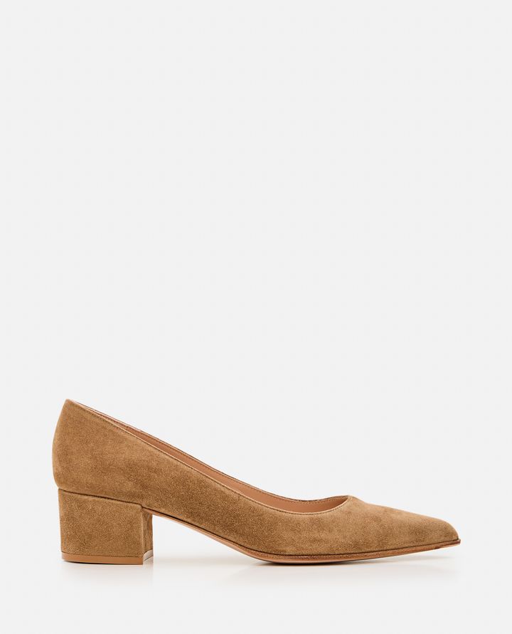 Gianvito Rossi DECOLLETE' PIPER IN CAMOSCIO 45MM Cyber Monday