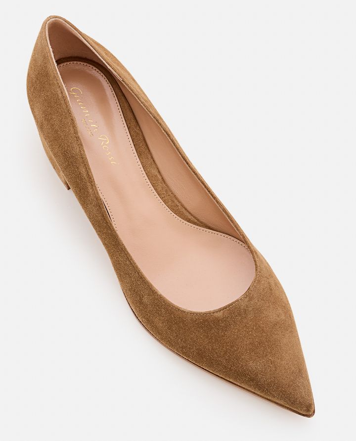 Gianvito Rossi DECOLLETE' PIPER IN CAMOSCIO 45MM Cyber Monday