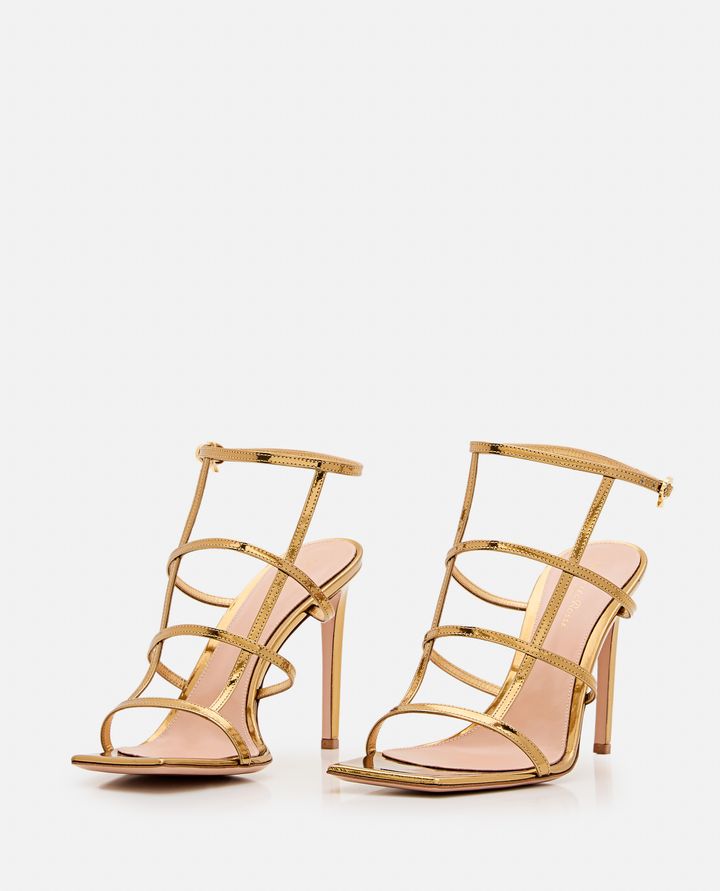 Gianvito Rossi SANDALI CON TACCO IN PELLE LETAL Offerta natalizia