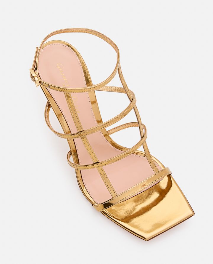 Gianvito Rossi SANDALI CON TACCO IN PELLE LETAL Offerta natalizia