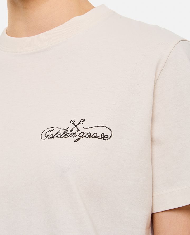 Golden Goose T-SHIRT IN JERSEY DI COTONE Offerta San Valentino