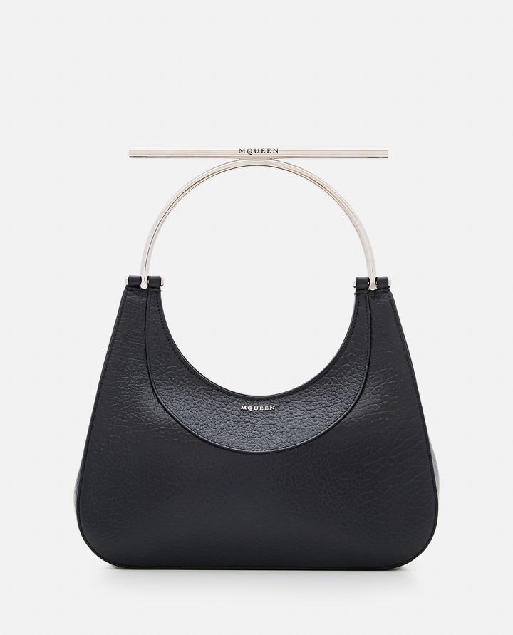 Alexander McQueen BORSA CROSS-BAR A SPALLA IN PELLE Latest fashion