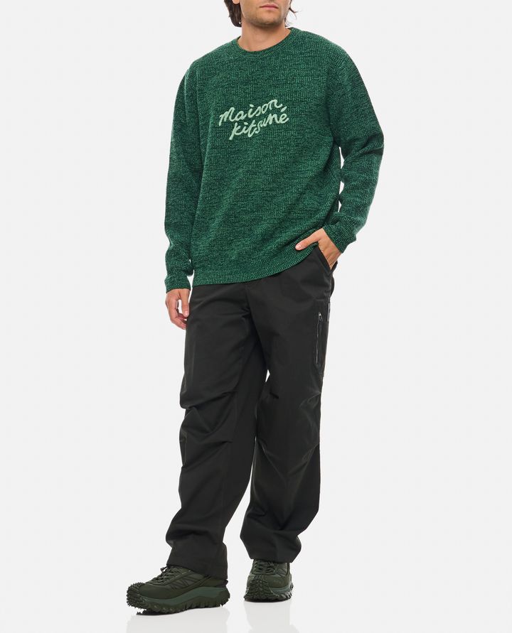 Maison Kitsuné MAGLIONE GIROCOLLO CON LOGO Latest stili