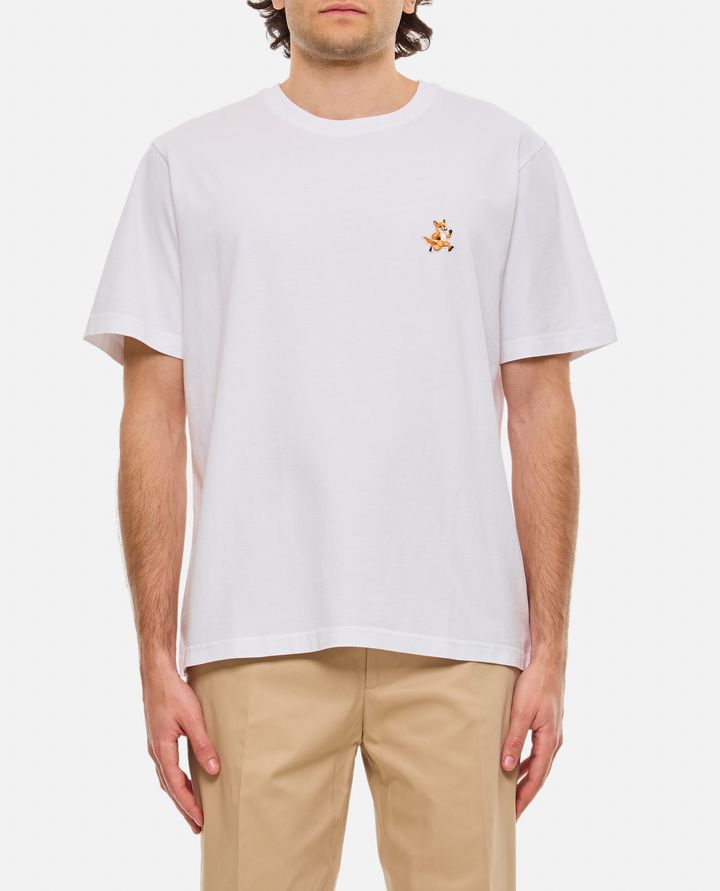 Maison Kitsuné T-SHIRT COMFORT SPEEDY FOX CON PATCH Vendita Calda