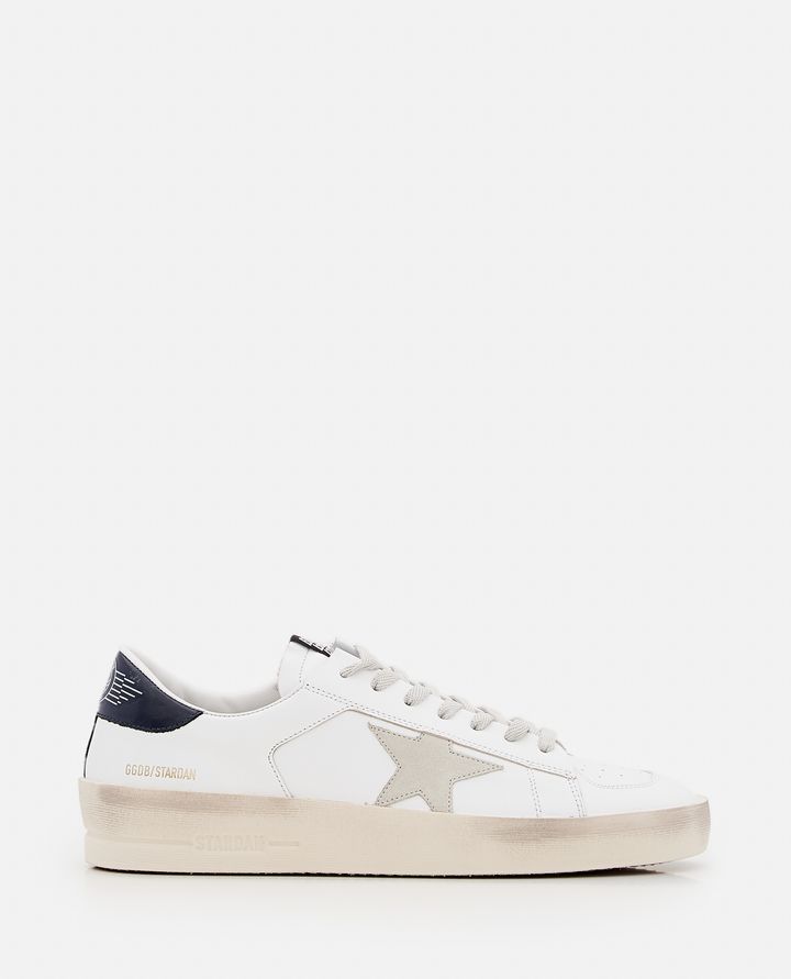 Golden Goose SUPERSTAR LEATHER SNEAKERS BIANCHE E NERE DA UOMO I Più Venduti