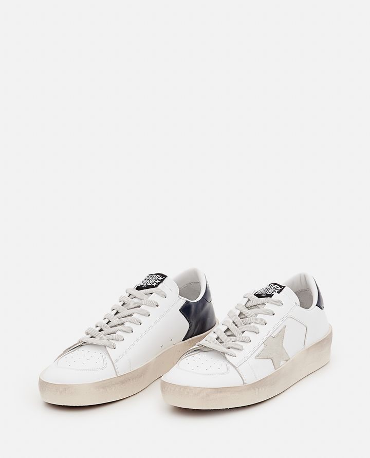 Golden Goose SUPERSTAR LEATHER SNEAKERS BIANCHE E NERE DA UOMO I Più Venduti