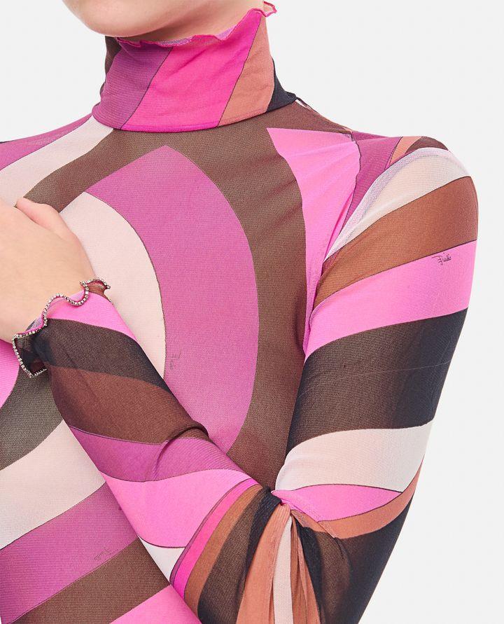 Emilio Pucci T-SHIRT MANICA LUNGA IN TULLE Discount Store per i nuovi prodotti