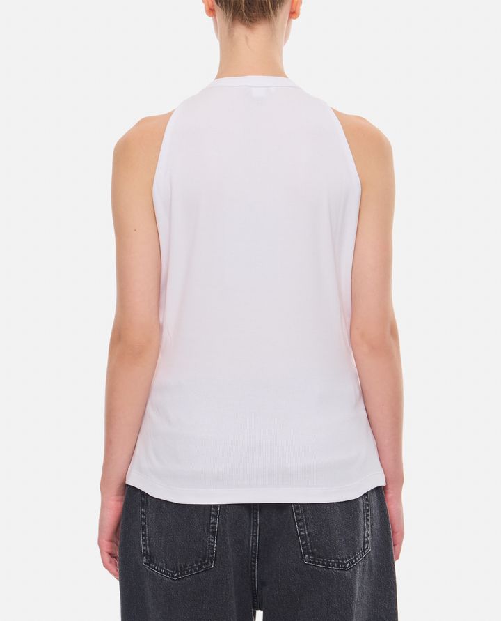 Alexander McQueen TOP IN COTONE SMANICATO Qualità