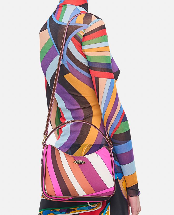 Emilio Pucci BORSA A SPALLA IN NYLON Spedizione Gratuita