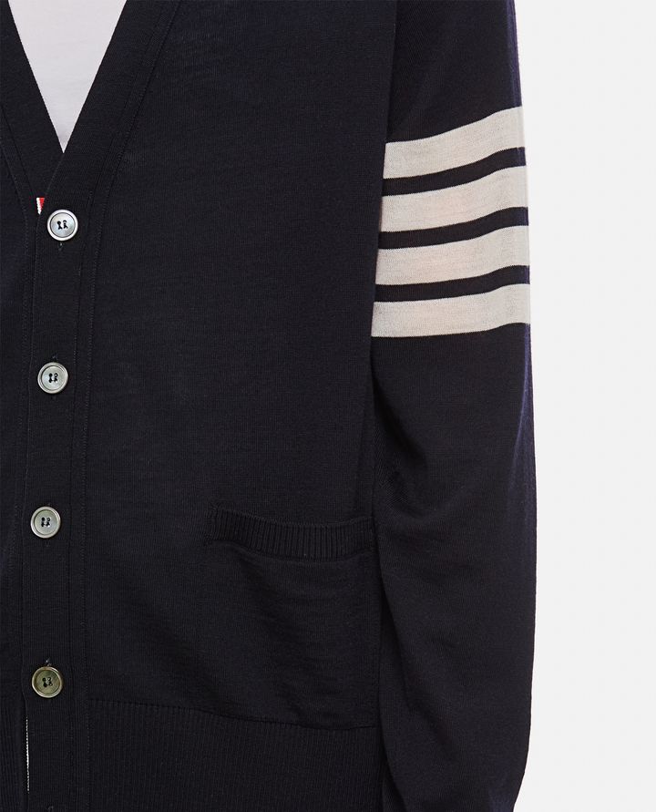 Thom Browne CARDIGAN CLASSICO SCOLLO A V Shopping Online