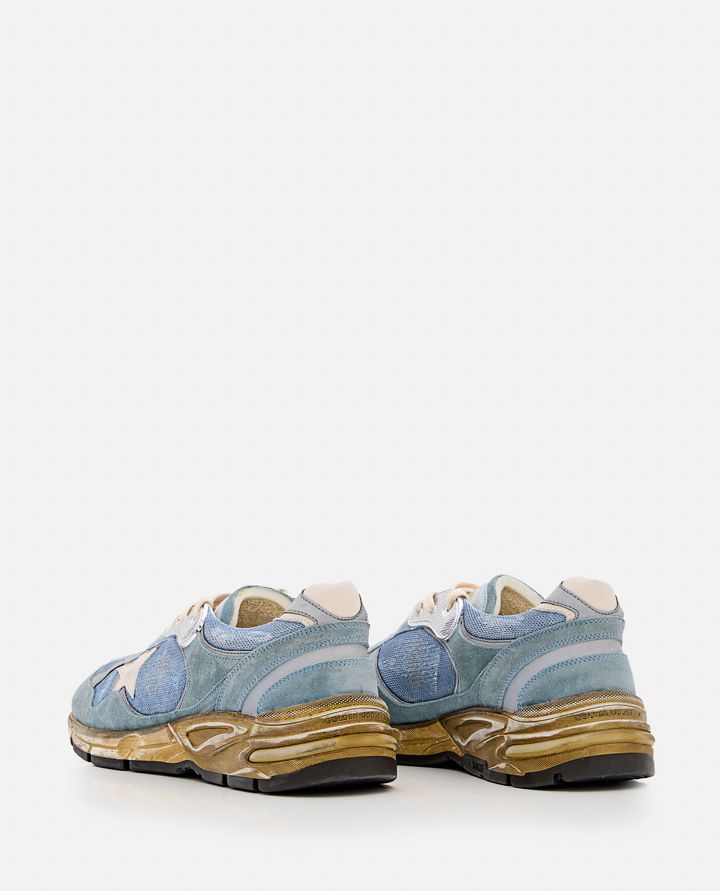 Golden Goose RUNNING DAD NET AND SUEDE SNEAKERS Sottocosto