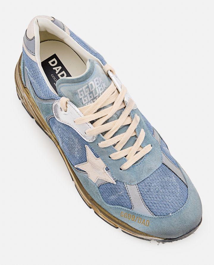 Golden Goose RUNNING DAD NET AND SUEDE SNEAKERS Sottocosto