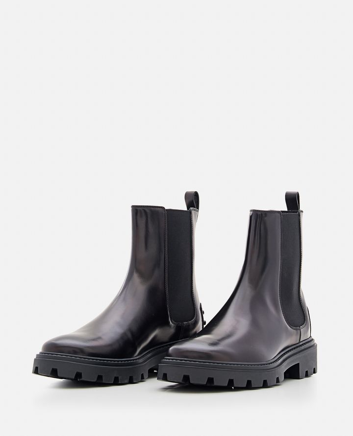 Tod's STIVALI CHELSEA IN VERNICE Vendita Economica