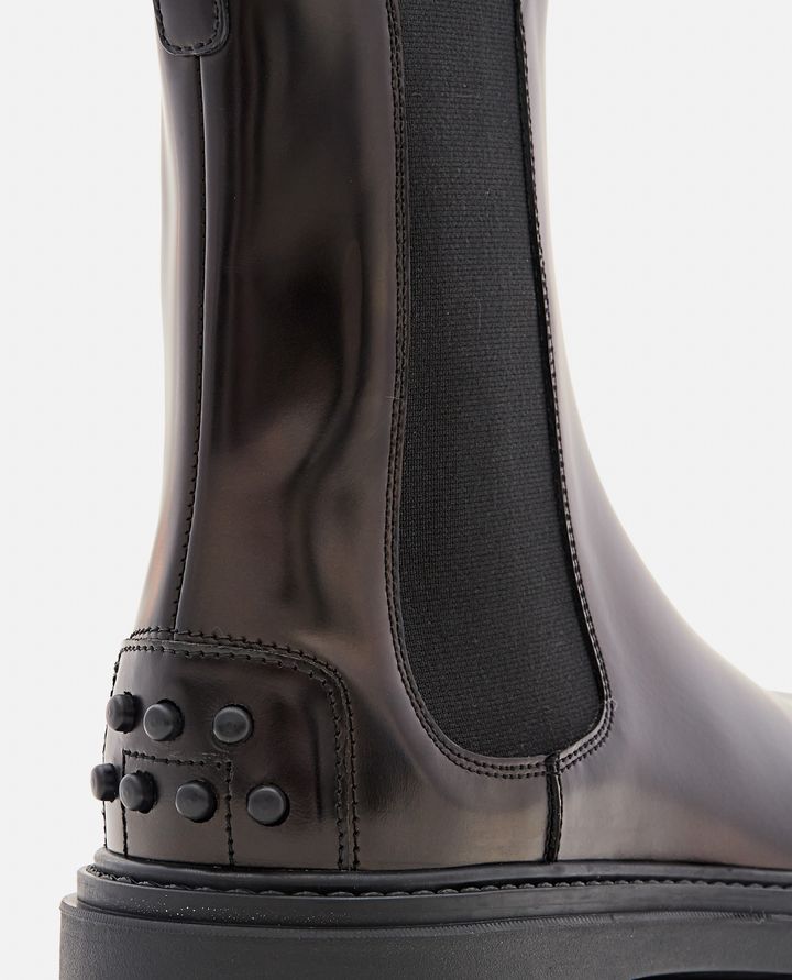 Tod's STIVALI CHELSEA IN VERNICE Vendita Economica