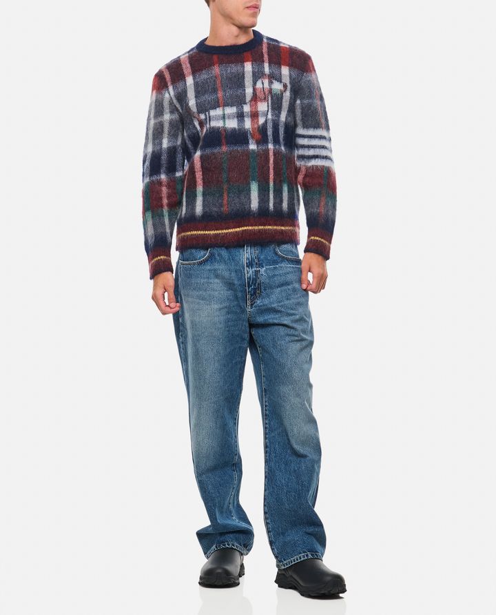 Thom Browne HECTOR TARTAN PULLOVER Fornitura limitata