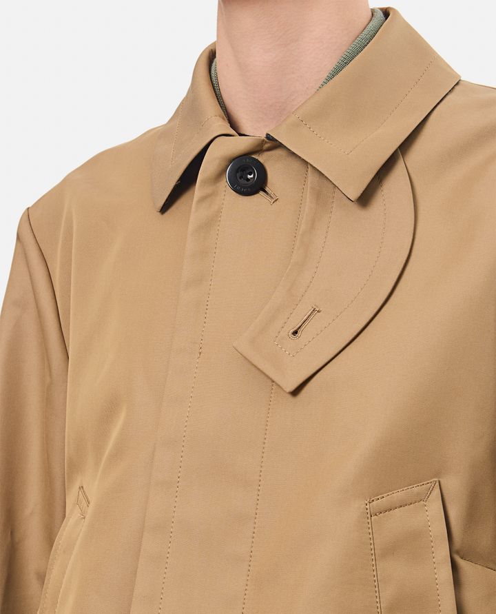 Sacai BLOUSON IN GABARDINE DI COTONE X TWILL DI NYLON Italia