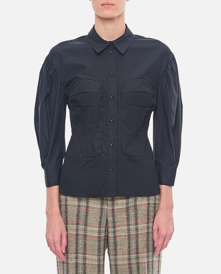 Simone Rocha CAMICIA CON CUCITURA CORSETTO Promozione