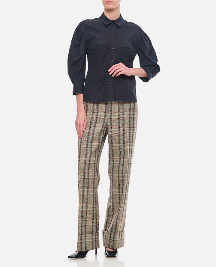 Simone Rocha CAMICIA CON CUCITURA CORSETTO Promozione