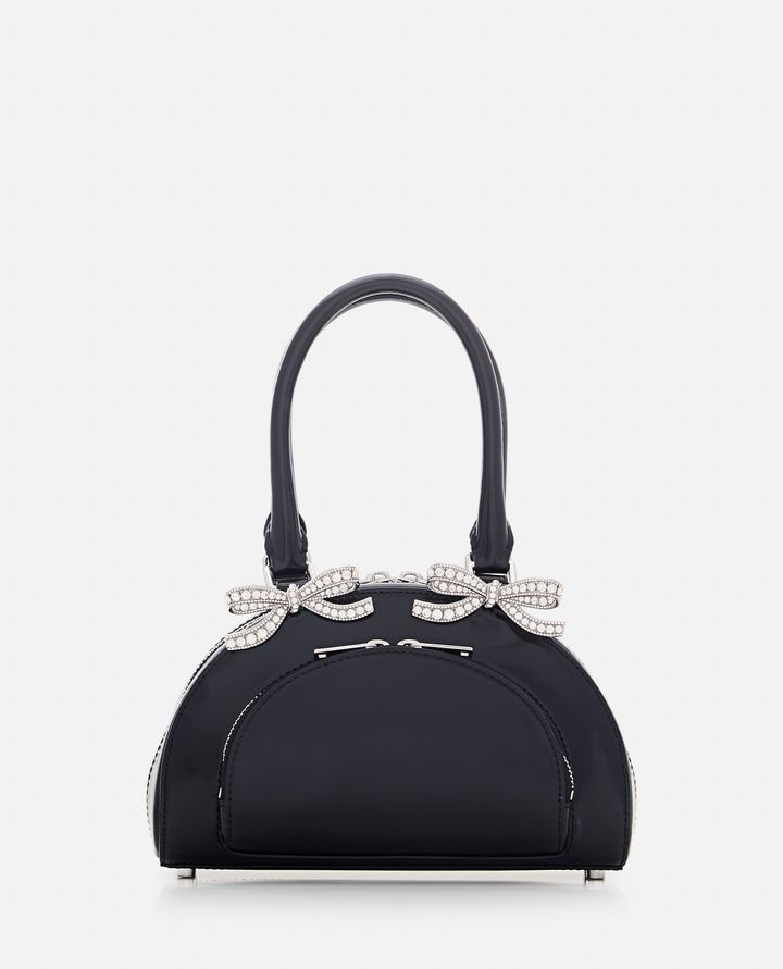 Self-Portrait MINI BORSA TOTE CURVA IN PELLE Saldi