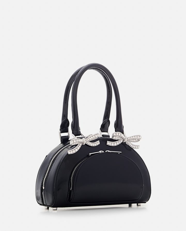Self-Portrait MINI BORSA TOTE CURVA IN PELLE Saldi