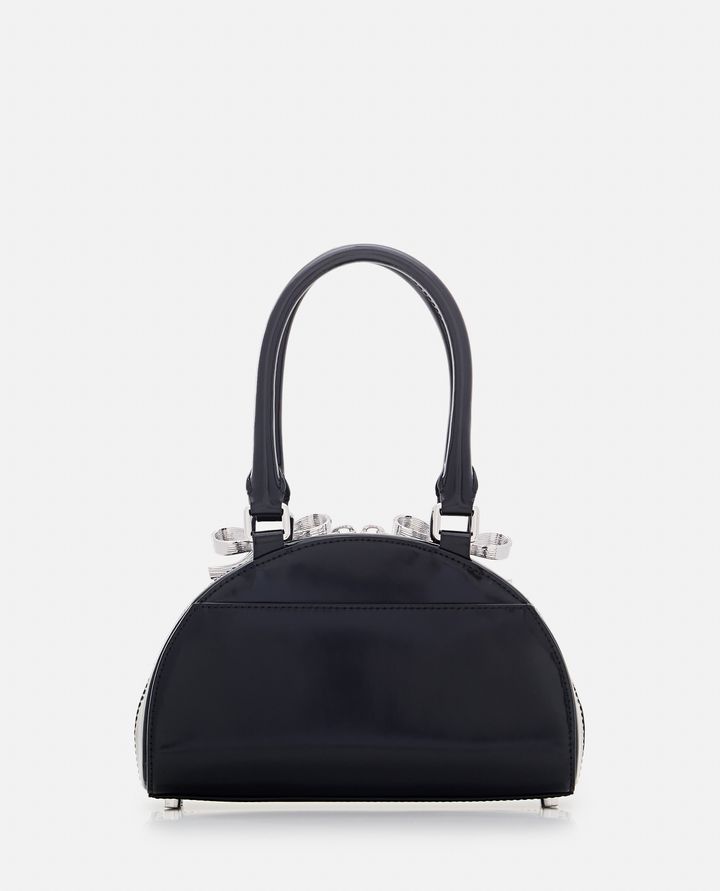 Self-Portrait MINI BORSA TOTE CURVA IN PELLE Saldi