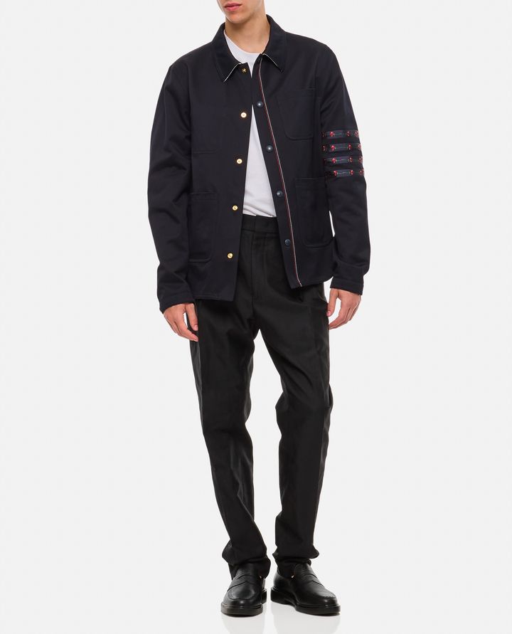 Thom Browne UTILITY GIACCA CON TASCHE Offerta speciale