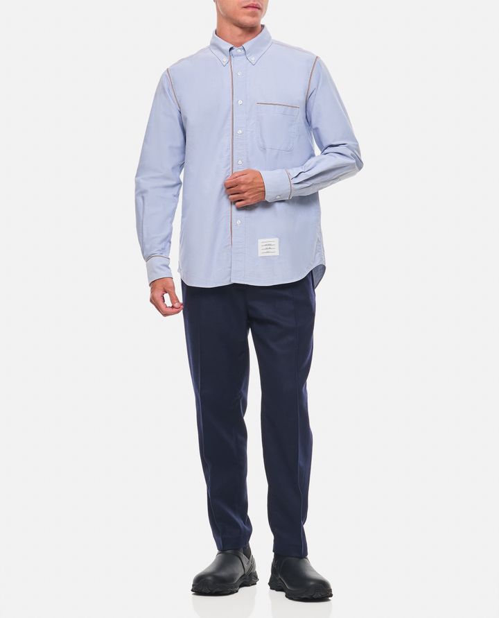 Thom Browne CAMICIA IN COTONE AZZURRA DA UOMO - THOM BROWNE Super Saving Price