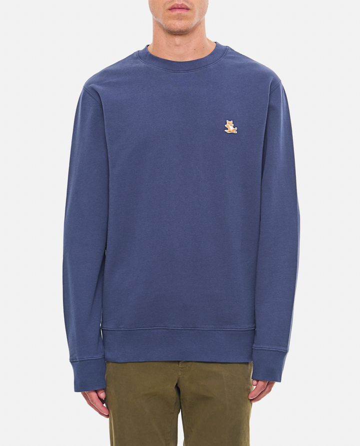 Maison Kitsuné FELPA GIROCOLLO CON VOLPE