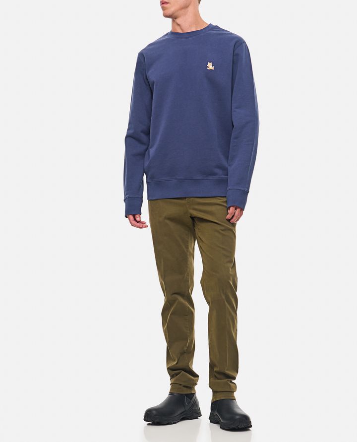 Maison Kitsuné FELPA GIROCOLLO CON VOLPE Fino al 60% di sconto