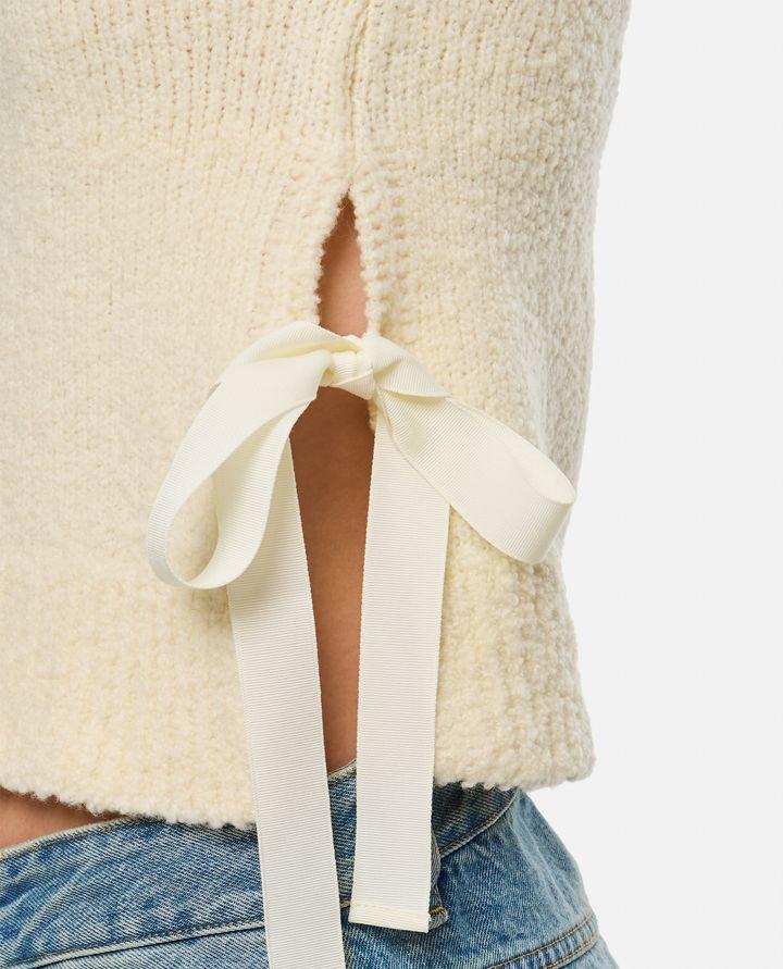 Cecilie Bahnsen OWEN GILET IN MAGLIA BOUCLÉ Offerta speciale della fabbrica