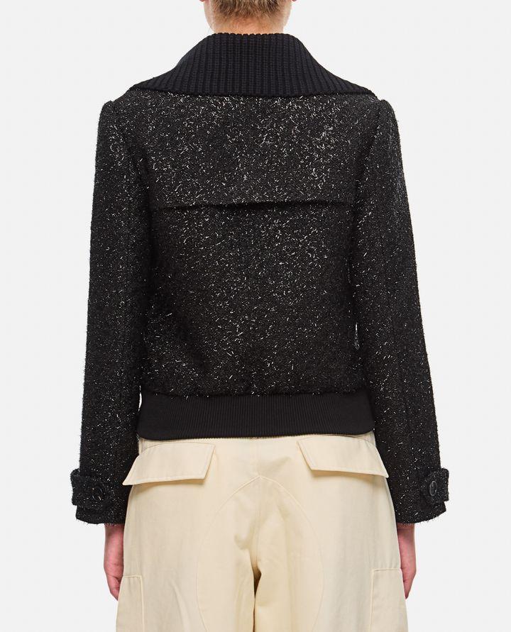 Self-Portrait TINSEL BOMBER IN BOUCLE Officina