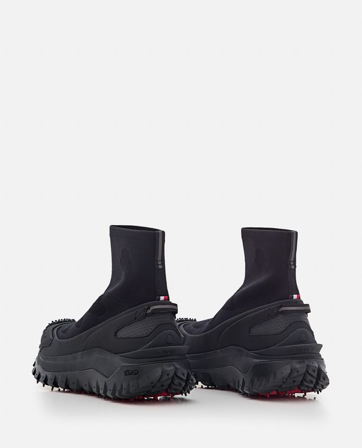 Moncler TRAILGRIP KNIT HIGH TOP SNEAKERS Black Friday Prezzi