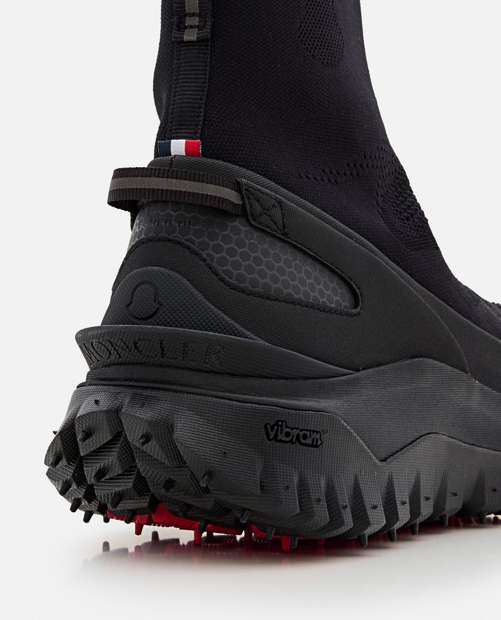 Moncler TRAILGRIP KNIT HIGH TOP SNEAKERS Black Friday Prezzi