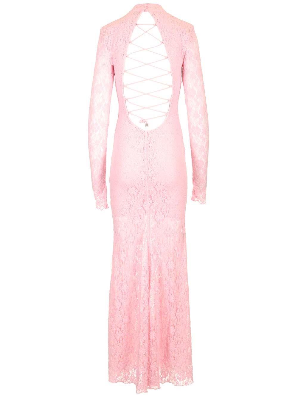 Al Duca D'Aosta Rotate Abito maxi in pizzo Online Outlet