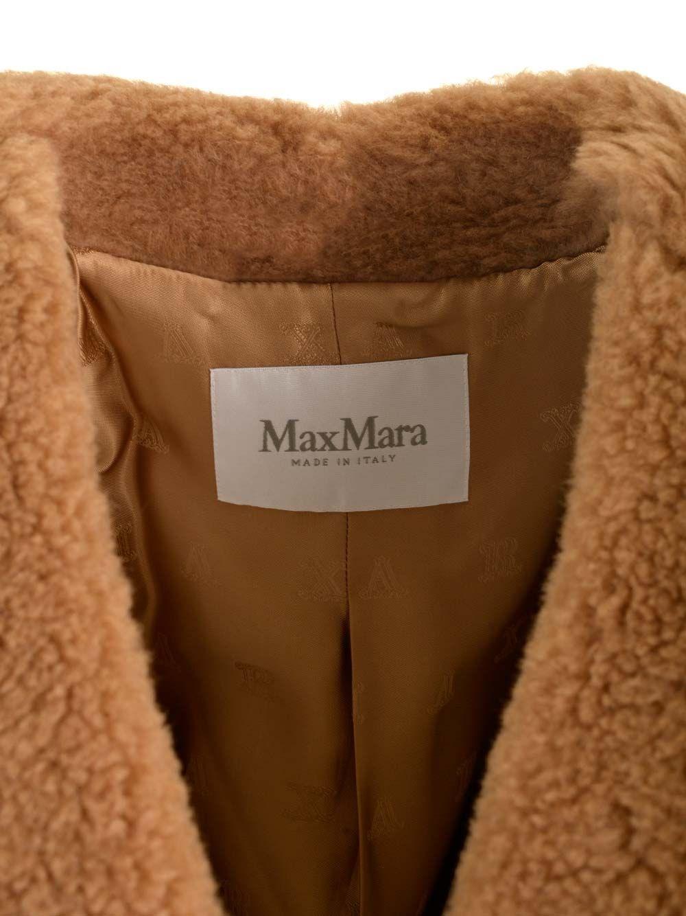 Al Duca D'Aosta Max Mara LOOK 24 - GARDONE TEDDY BIKER SILK CAMEL Fino al 60% di sconto