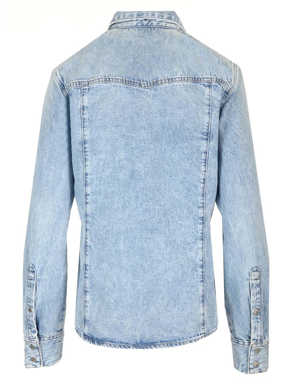 Al Duca D'Aosta Diesel Camicia western in denim Fino Al -60%